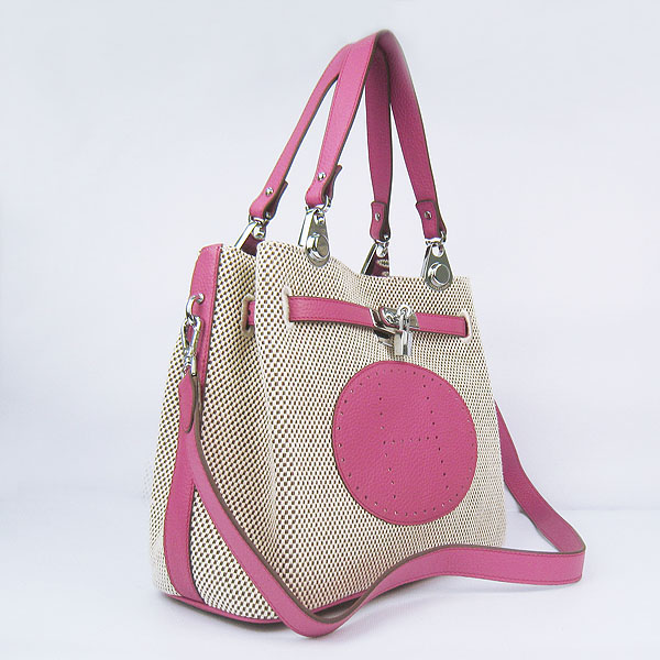 Fake Hermes New Arrival Double-duty handbag Peach 60668